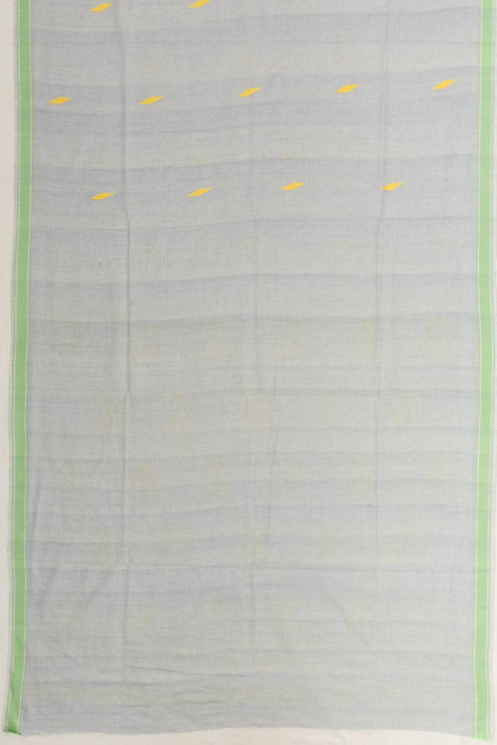 Bawan Butti Pure Cotton Butta Grey Saree