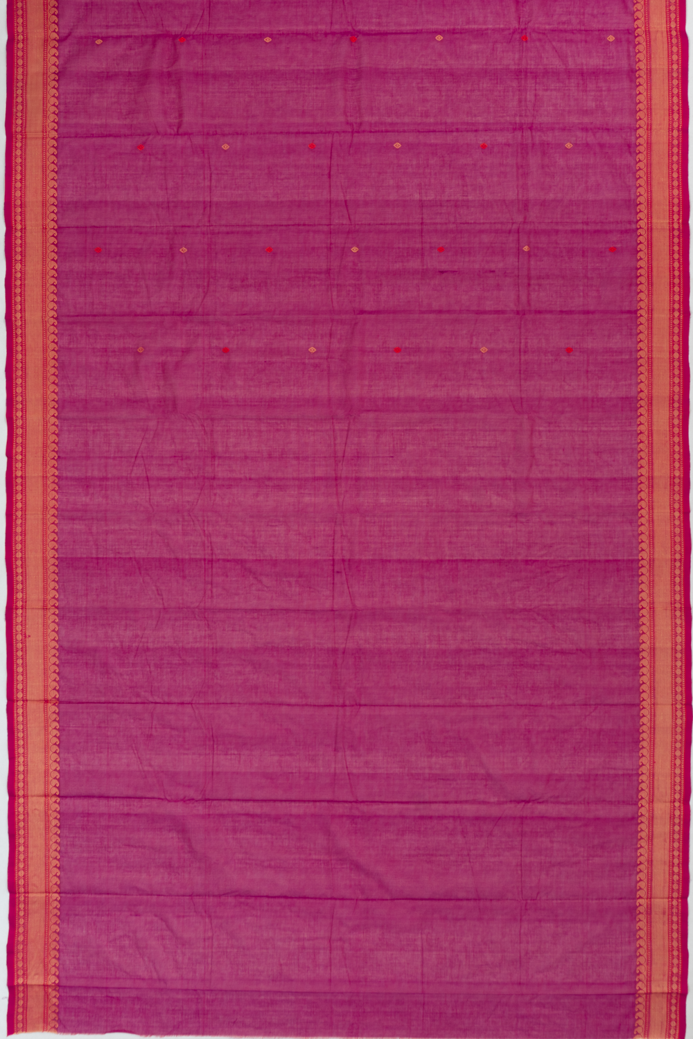 Chettinad Cotton Butta Pink Saree
