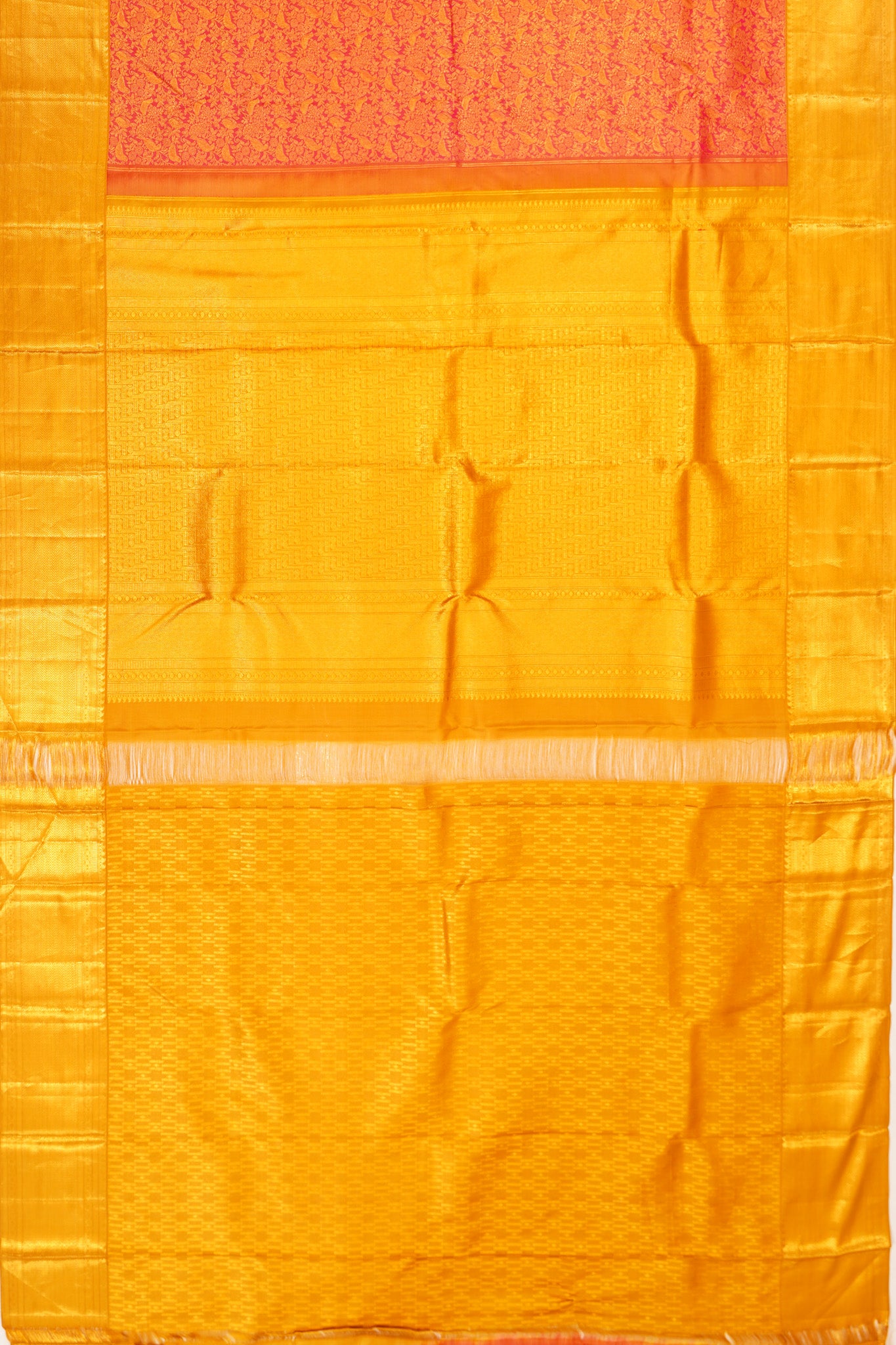 Taranga Kanchi Silk Brocade Pink Saree