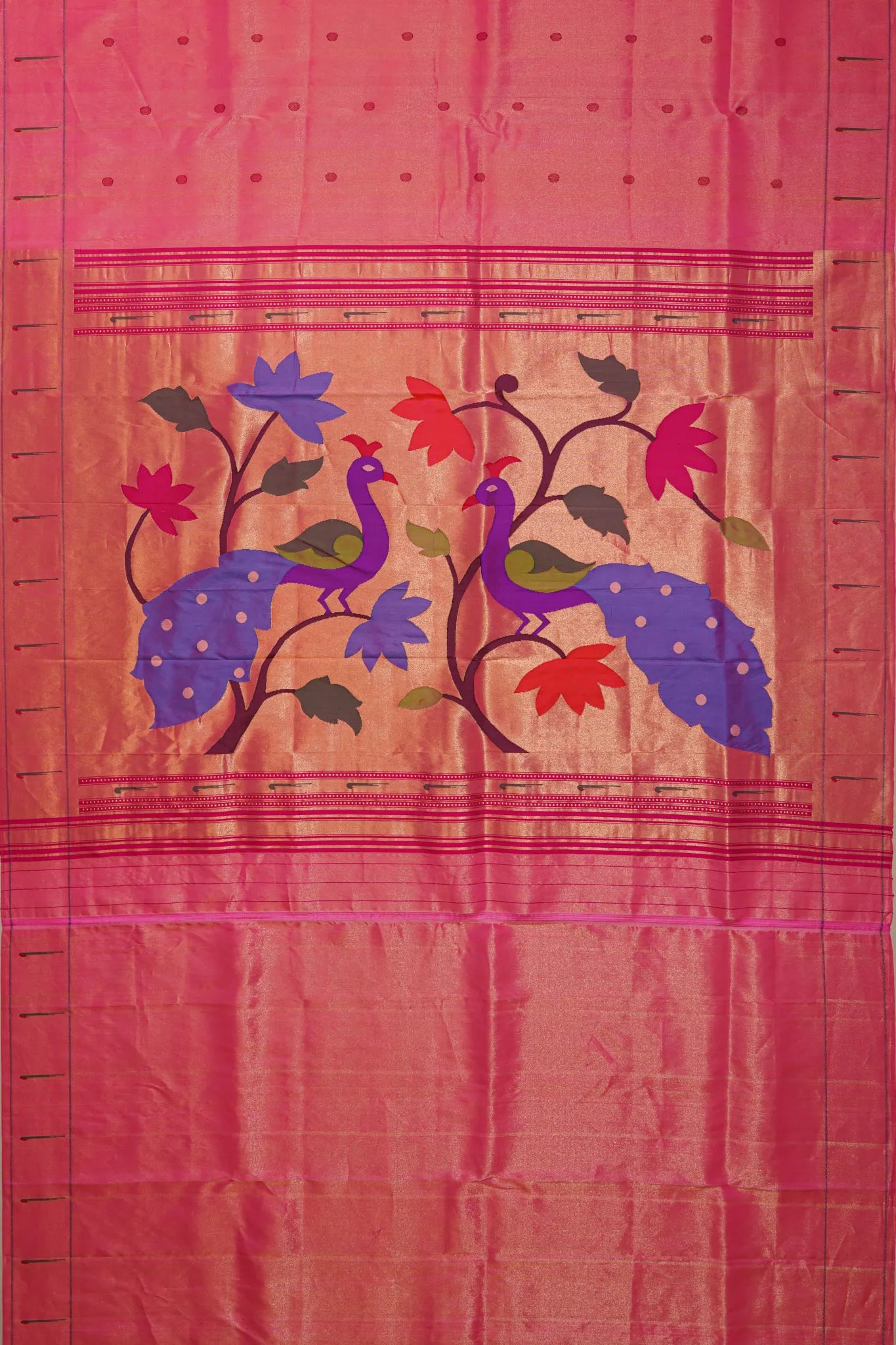 paithani-silk-tissue-butta-baby-pink-saree-with-single-muniya-border-1215772058