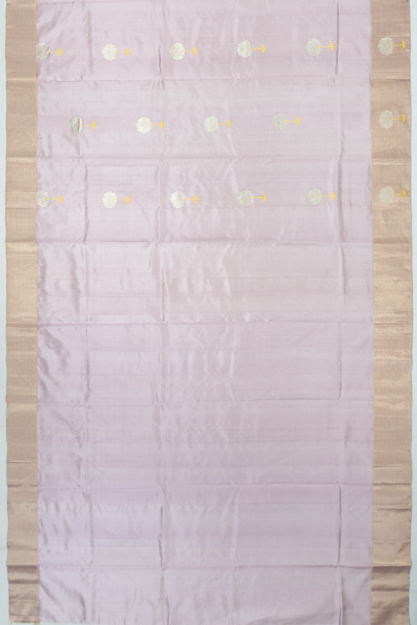 Chanderi Silk Butta Lilac Saree