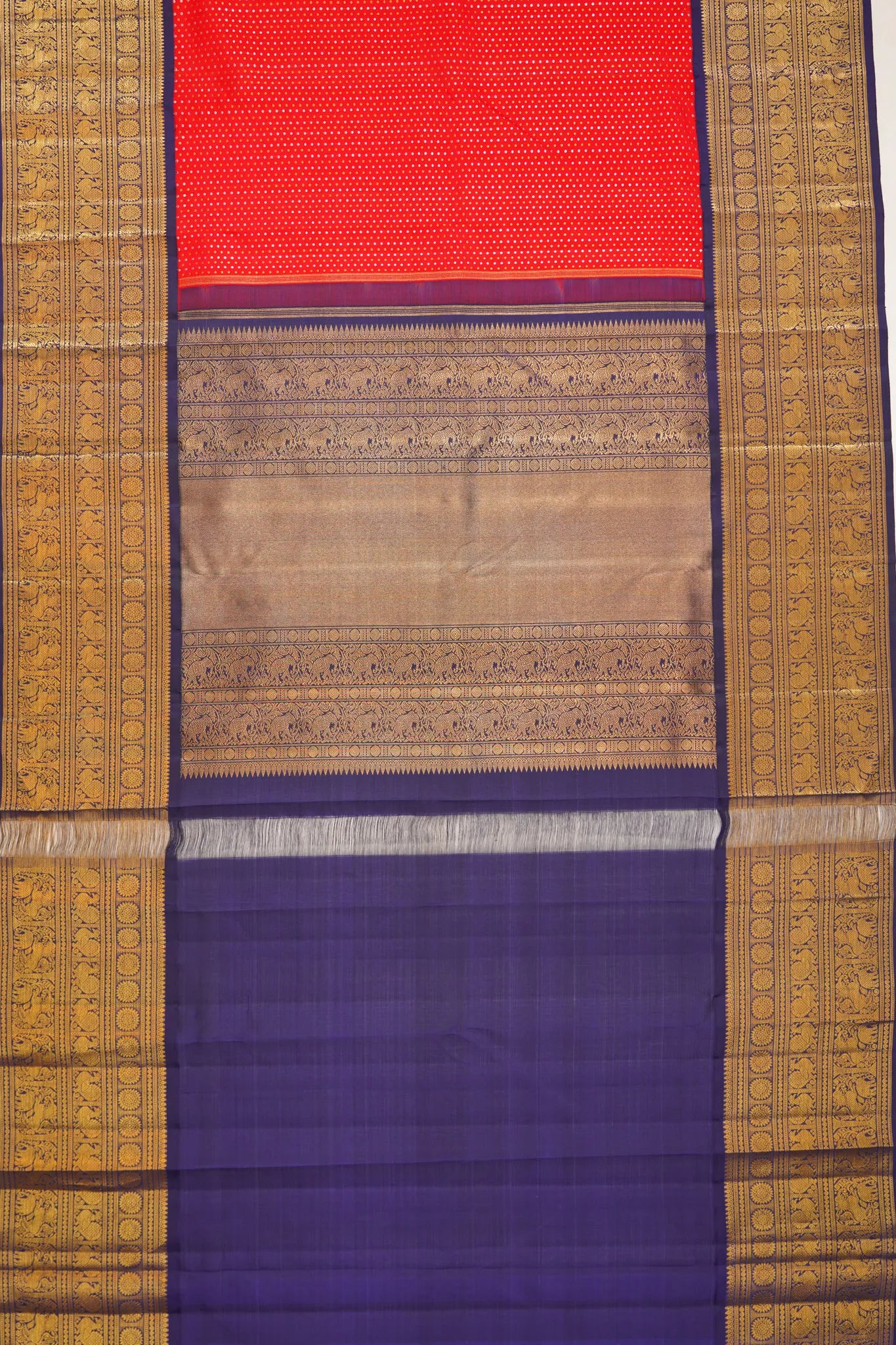 kanchipuram-silk-brocade-red-saree-1215802880