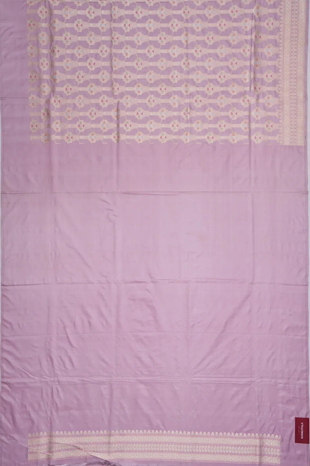 Banarasi Silk Brocade Lavender Saree