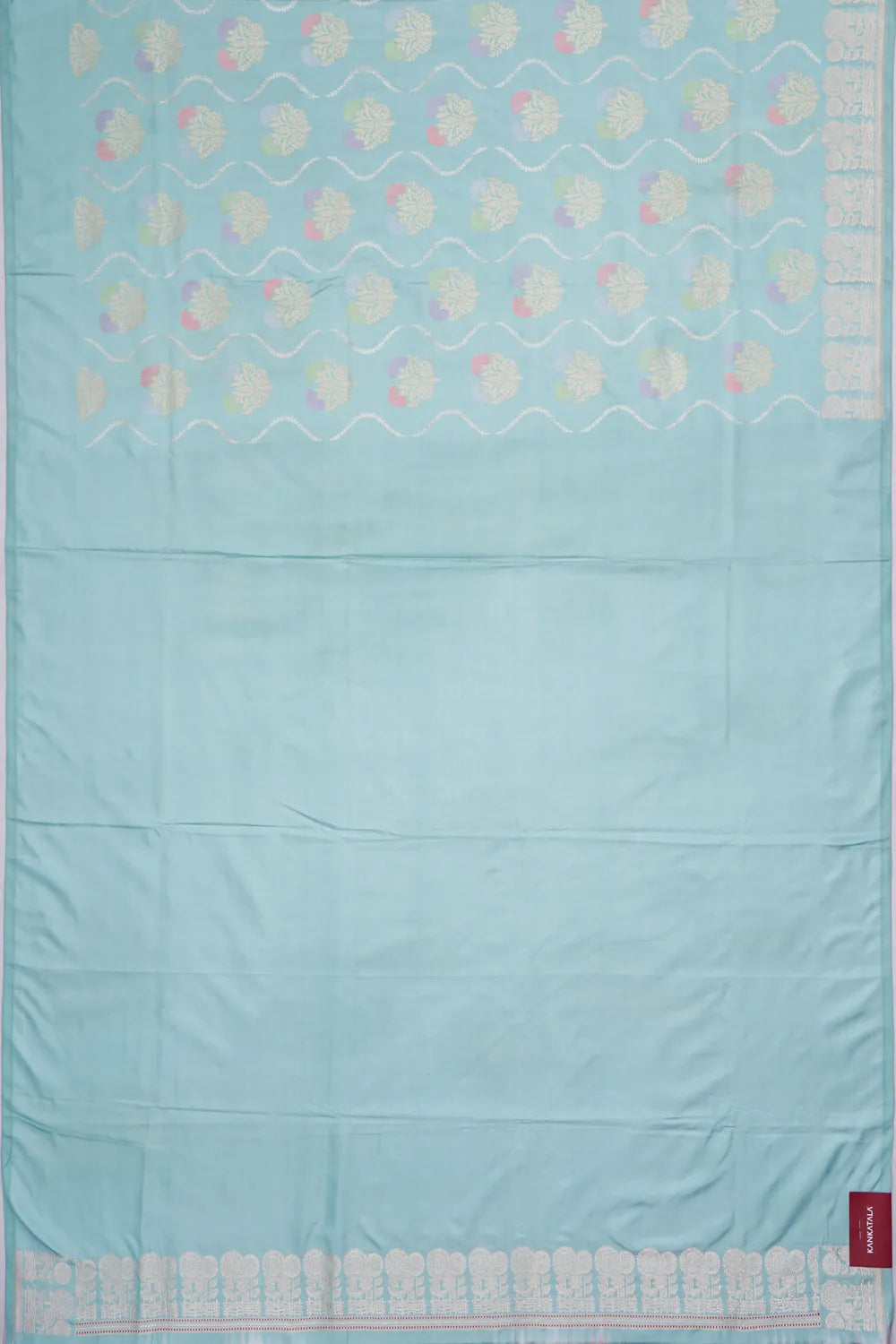 Banarasi Silk Jaal Sky Blue Saree