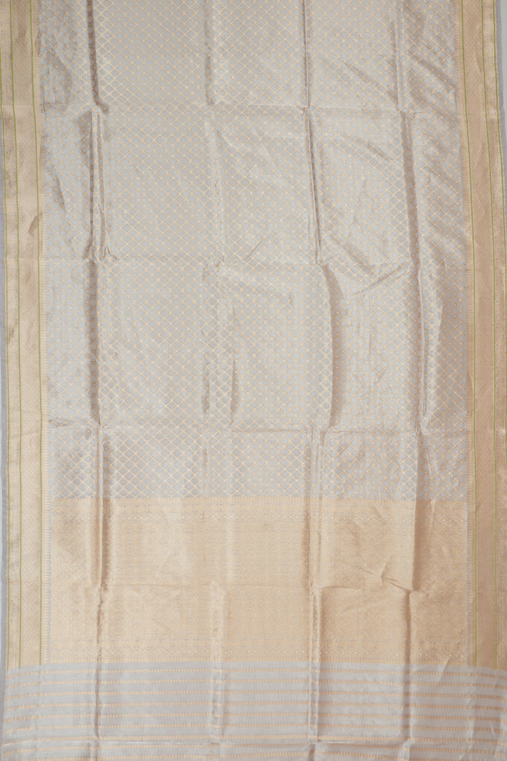 Vaanya Banaras Silk Brocade Blue Saree