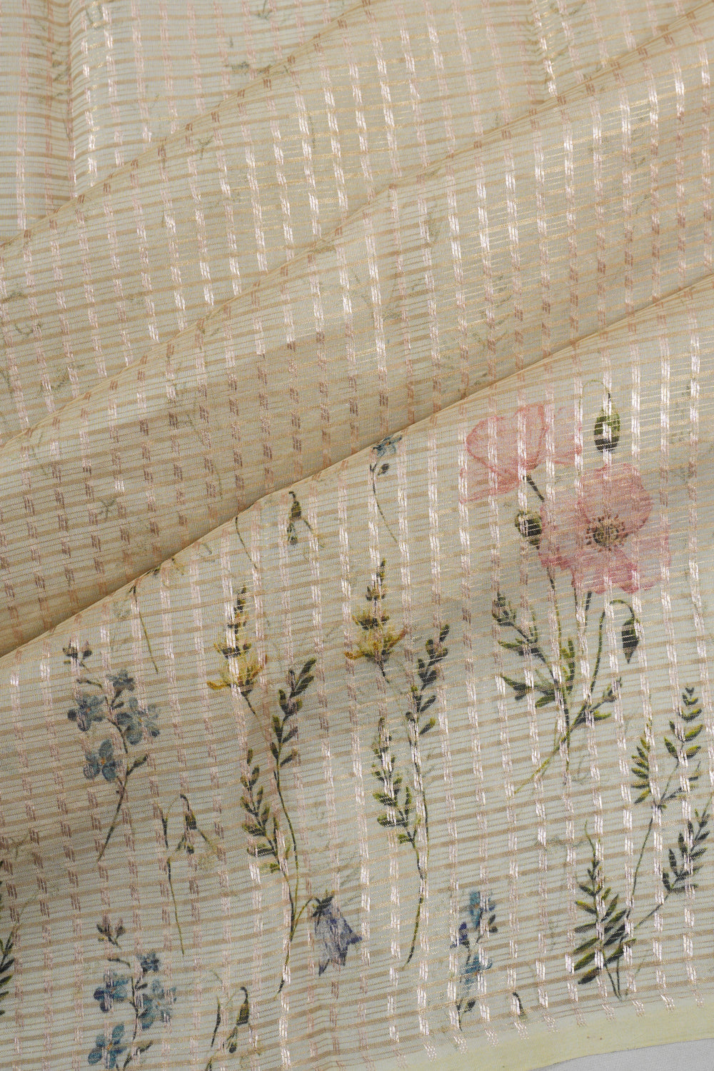 Vaanya Banaras Silk Brocade Light Green Saree
