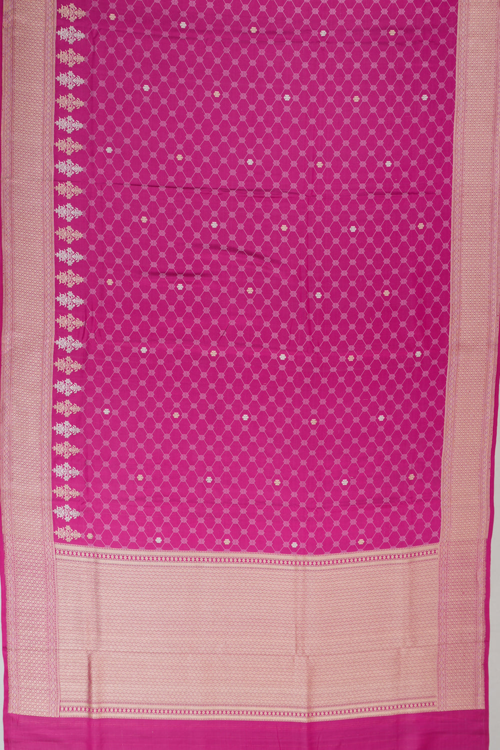 Banarasi Silk Butta Pink Saree