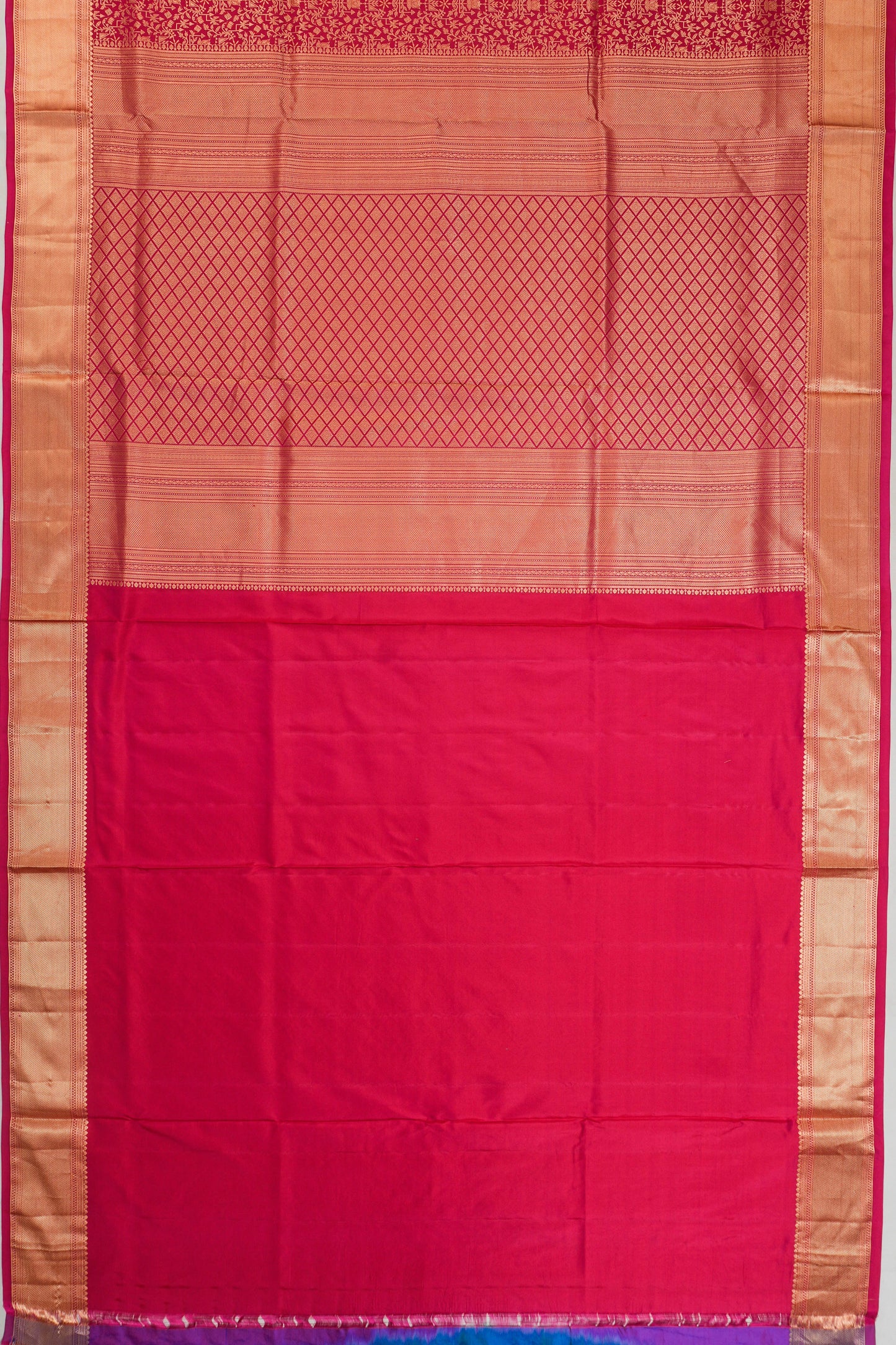 Taranga Kanchi Silk Brocade Pink Saree