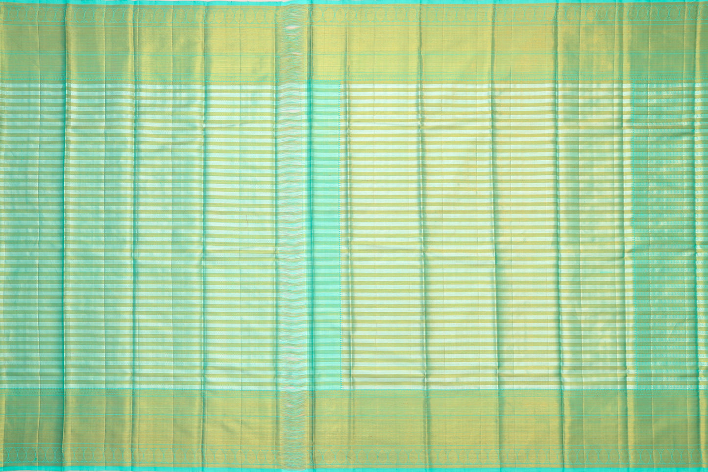 Kanchipuram Silk Brocade Blue Saree