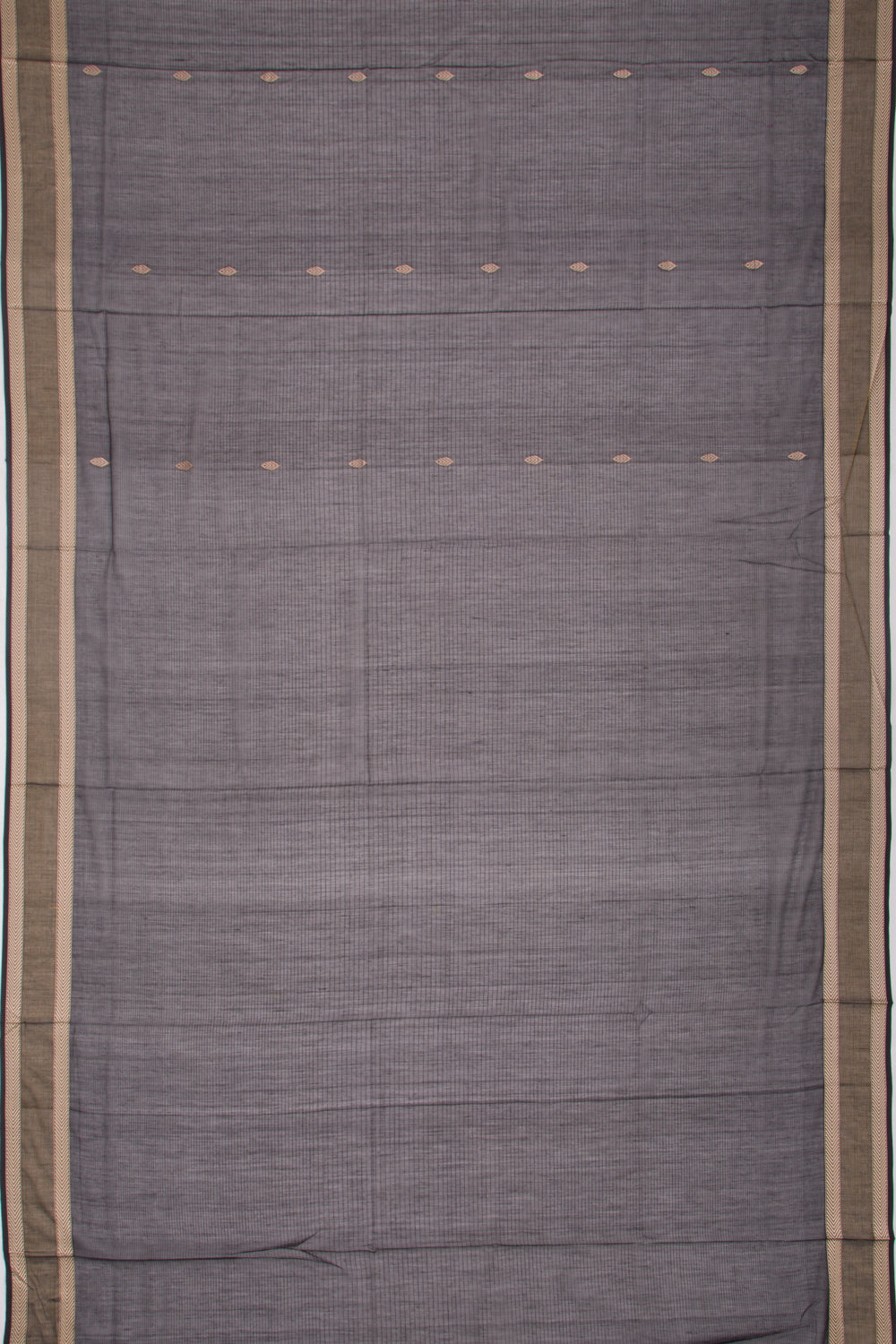 Maheshwari Cotton Butta Black Saree