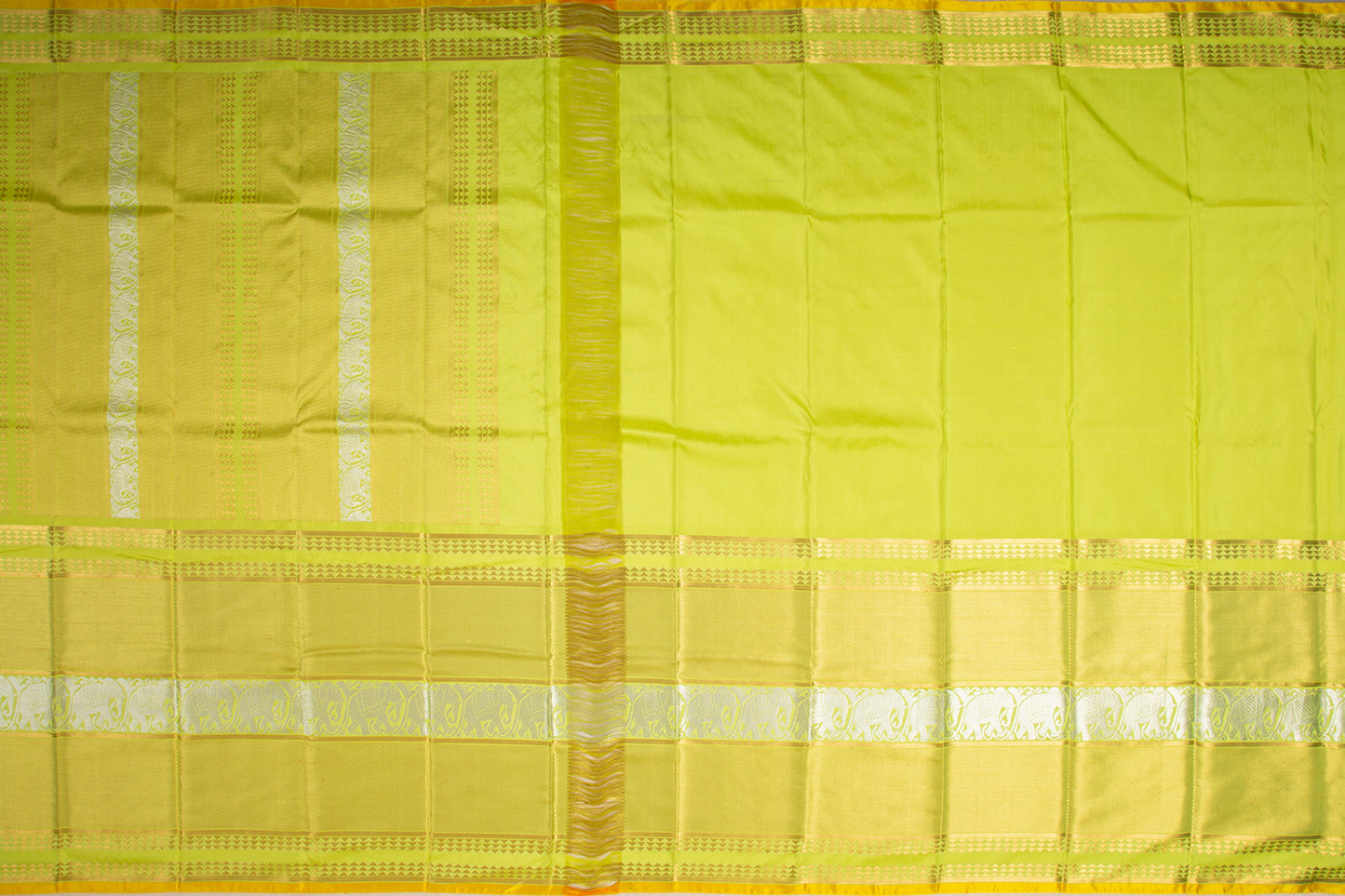 Kanchipuram Silk Butta Pastel Green Saree