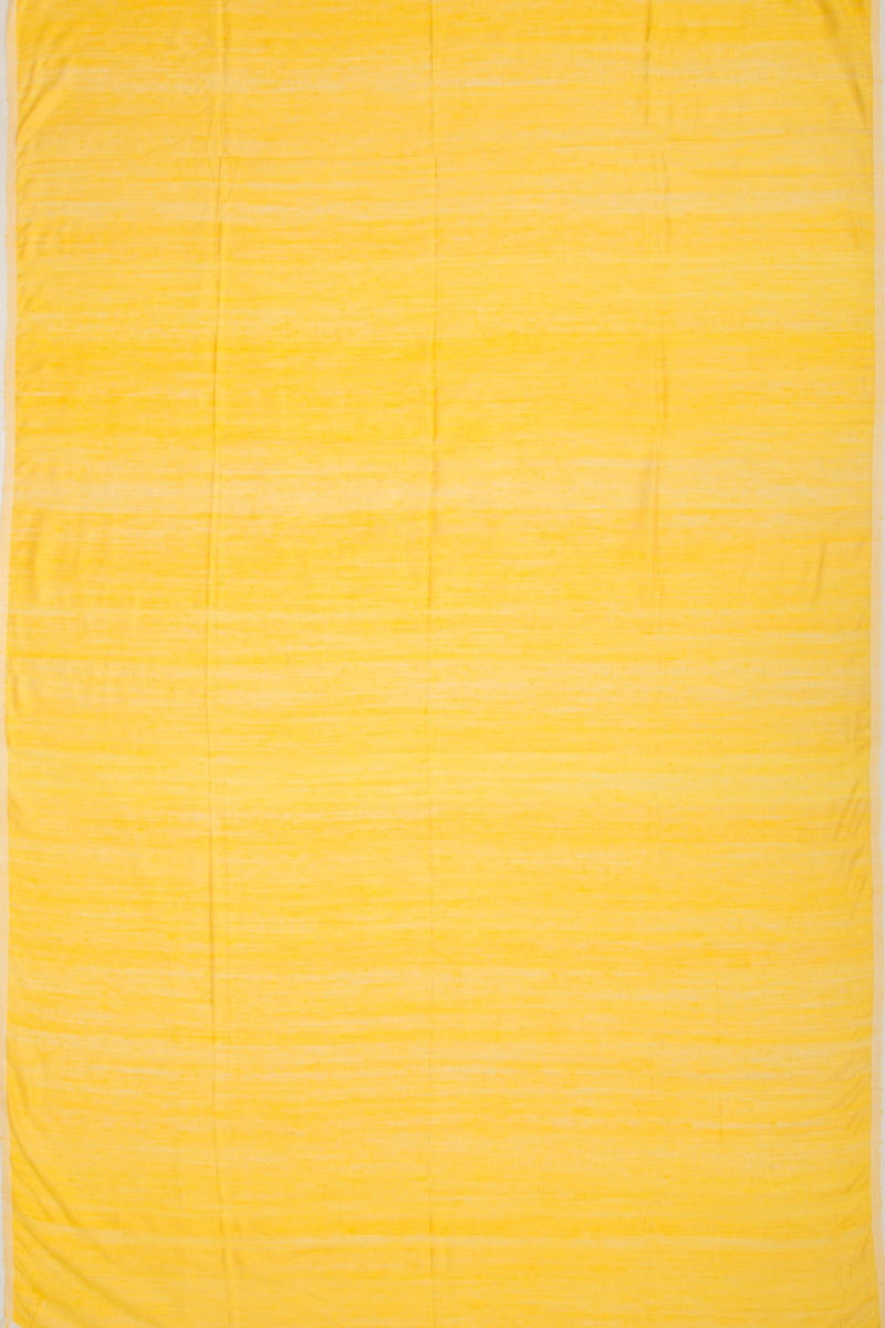 Bailou Matka Silk Polka Dot Butta Yellow Saree