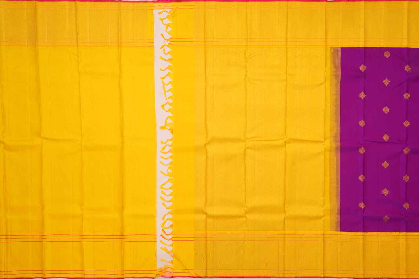 Kanchipuram Silk Butta Purple Saree