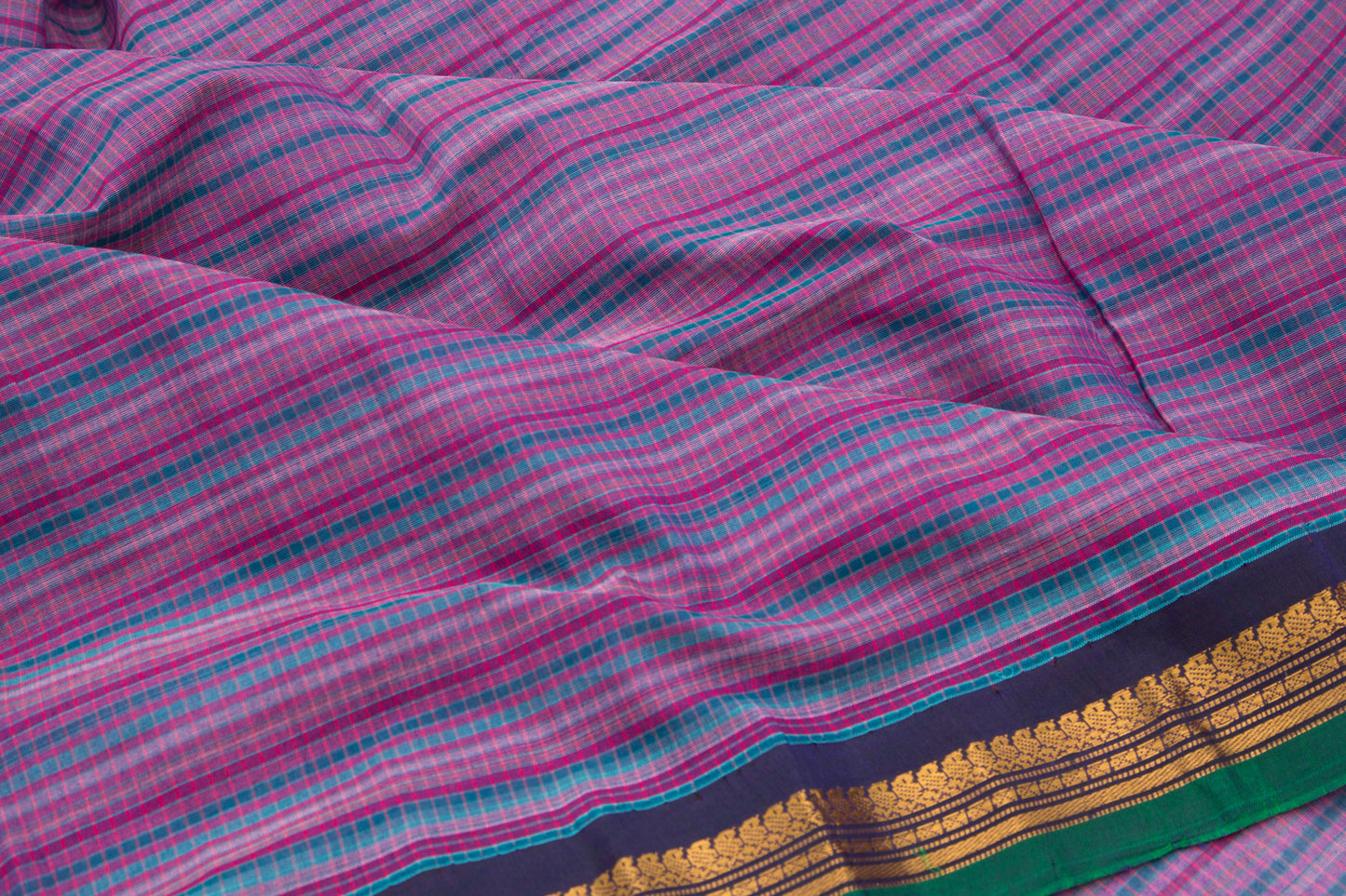 Gadwal Cotton Silk MultiColour Saree