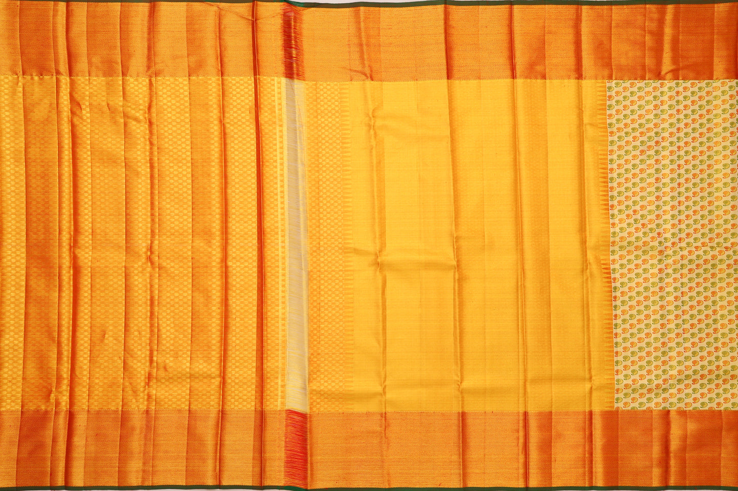 Kanchipuram Silk Tissue Gold Saree