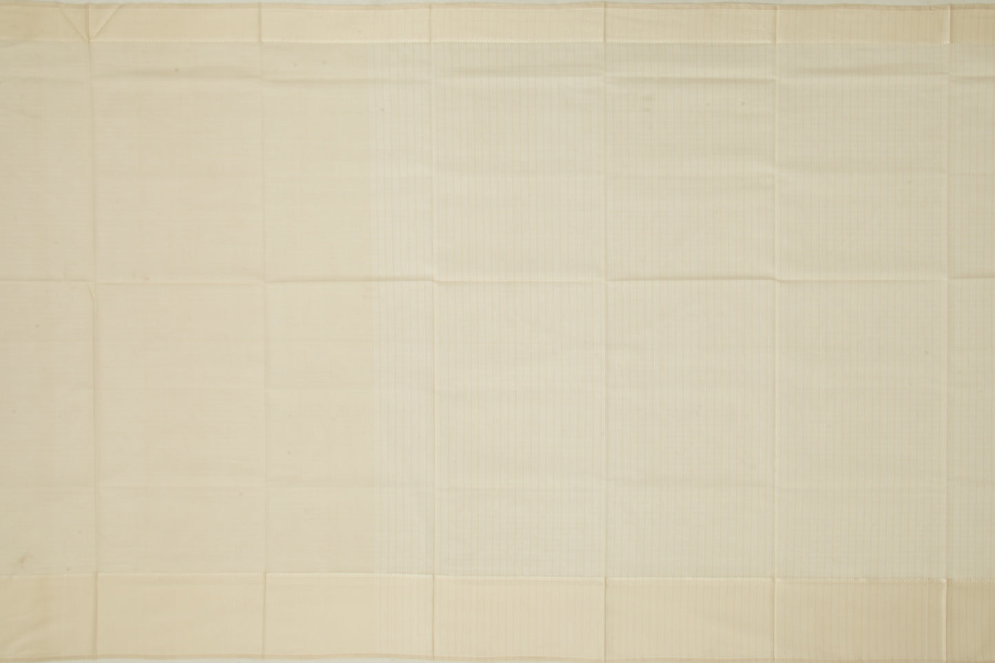 Maheshwari Cotton Plain Cream Saree