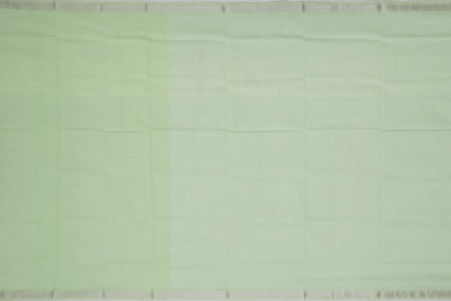 Maheshwari Cotton Checks Pastel Green Saree