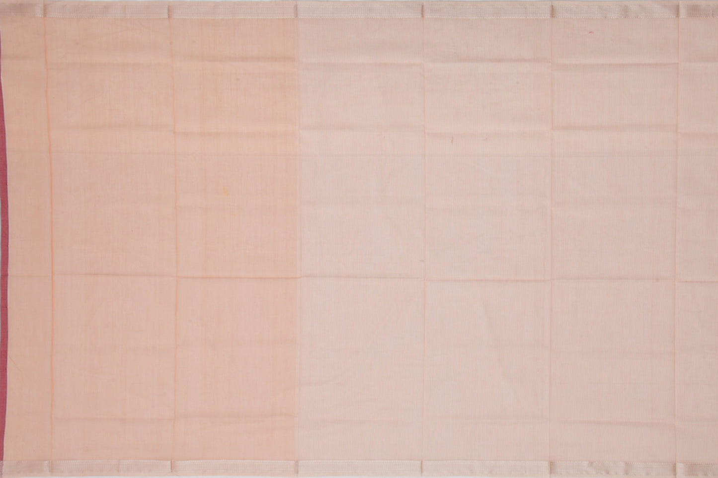 Maheshwari Cotton Checks Pastel Brown Saree