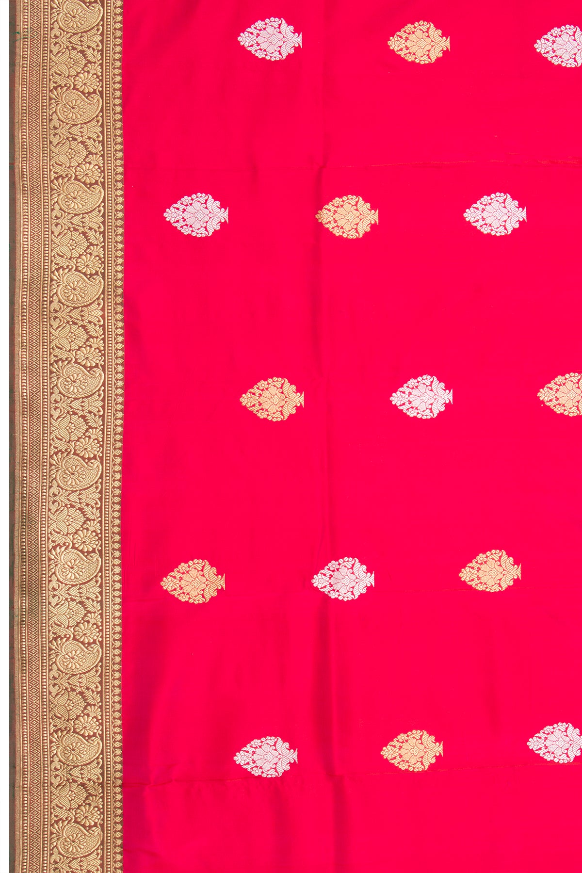 Banarasi Silk Butta Red Dupatta