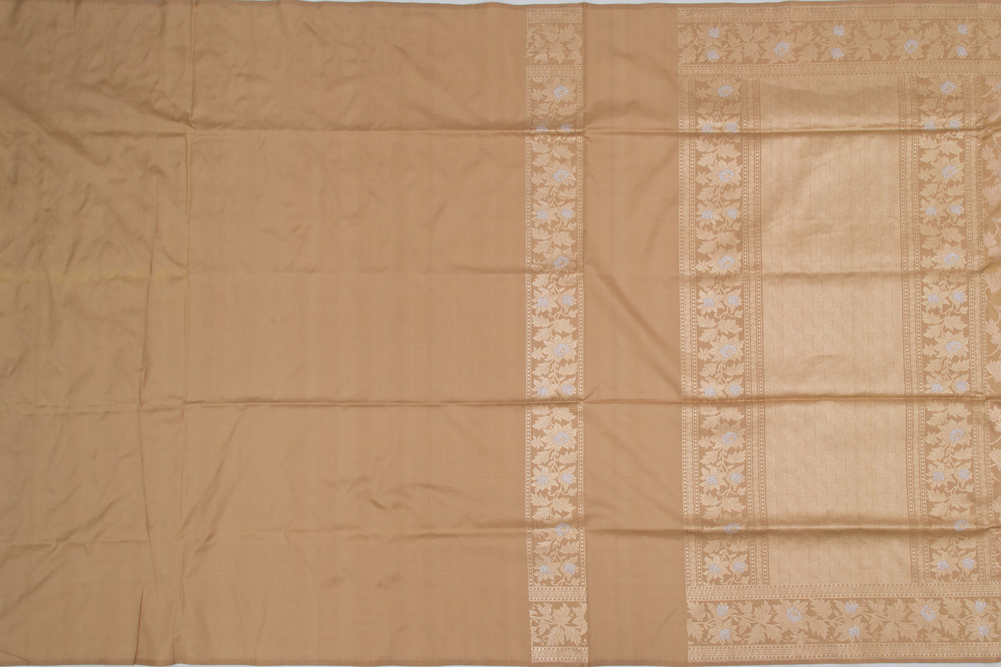 Banarasi Silk Kadwa Jaal Snuff Saree