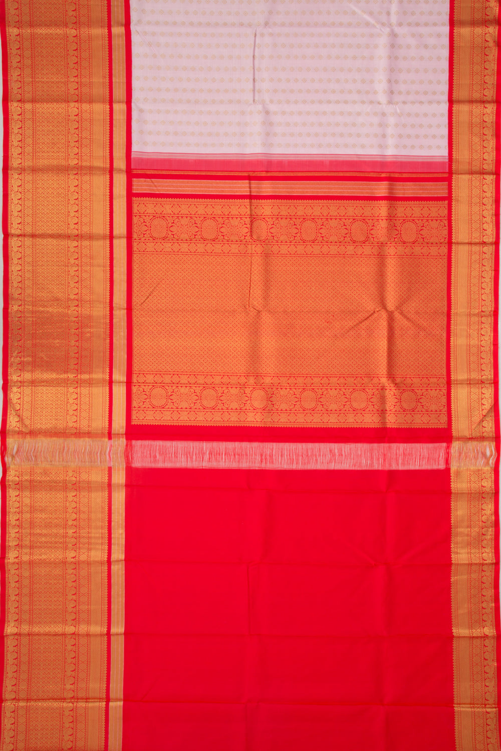 Kanchipuram Silk Butta Baby Pink Saree
