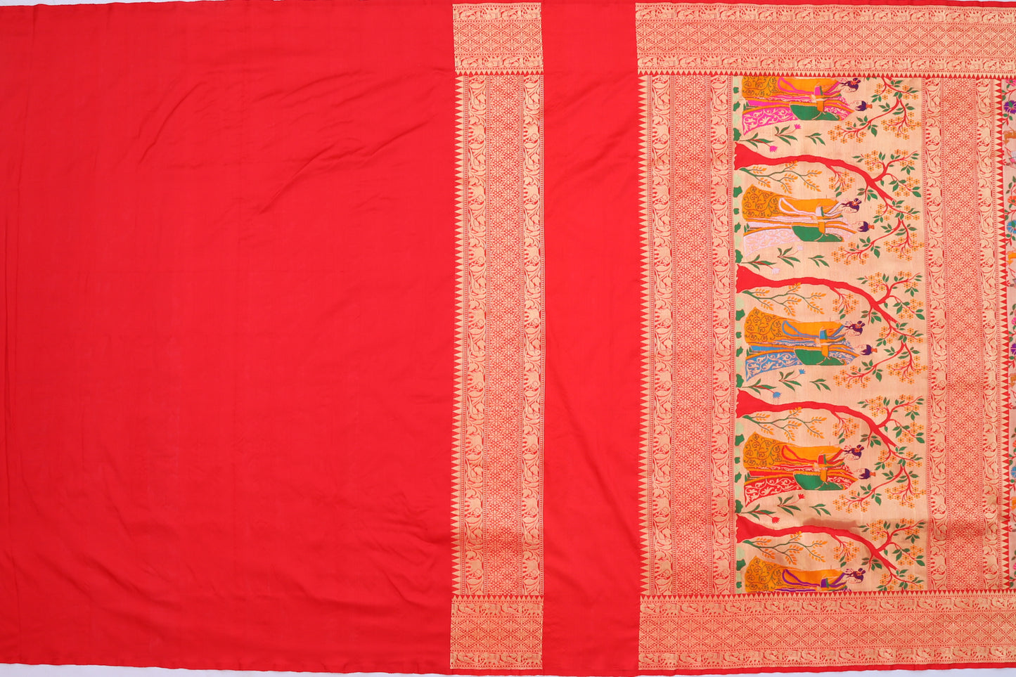 Banarasi Silk Tissue Gold Saree