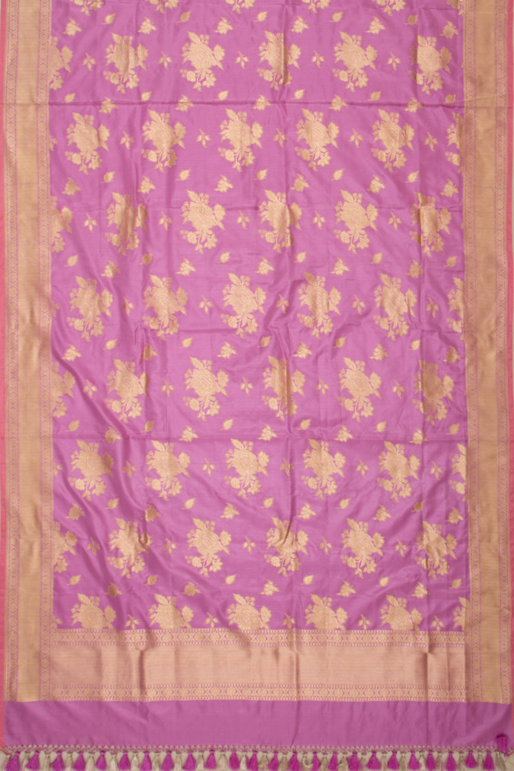 Banarasi Silk Butta Lavender Dupatta