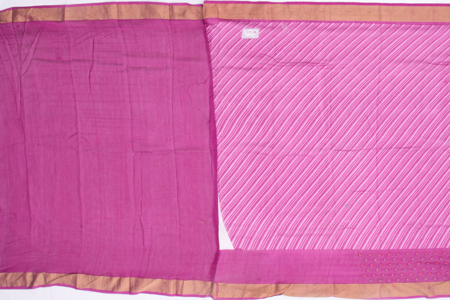 Mul Cotton Printed Pink Saree