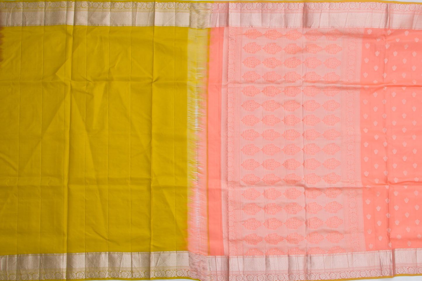 Coimbatore Silk Butta Peach Saree