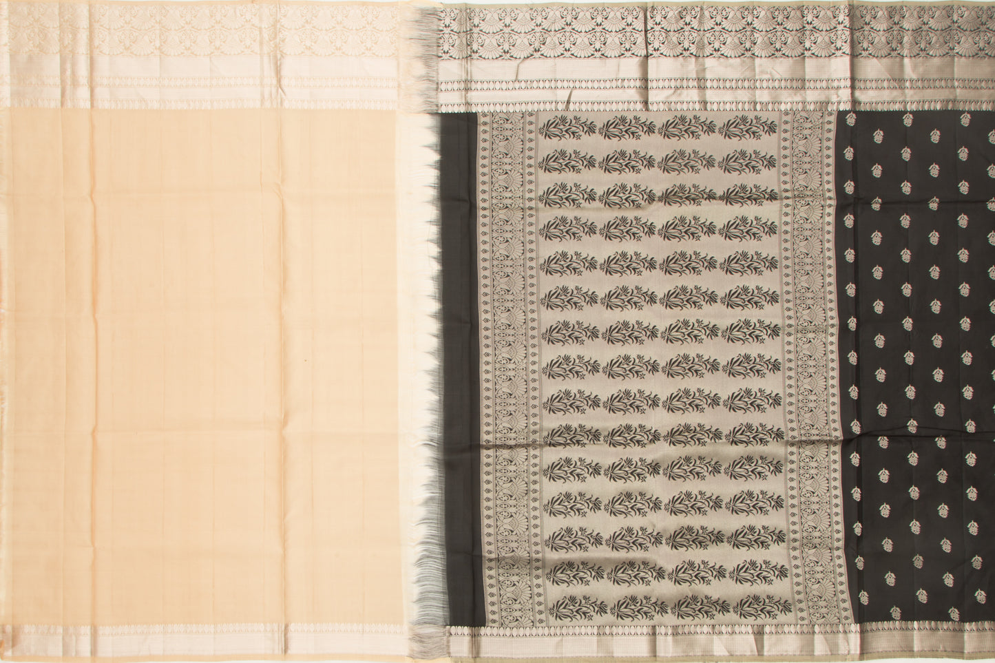 Coimbatore Soft Silk Butta Black Saree
