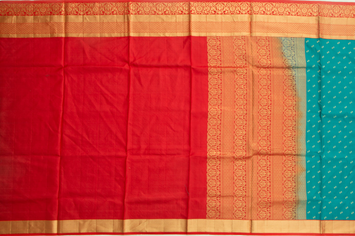 Coimbatore Silk Butta Blue Saree