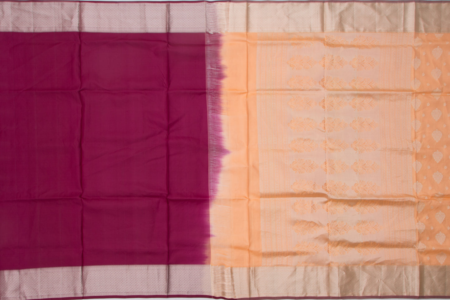 Coimbatore Soft Silk Butta Peach Saree