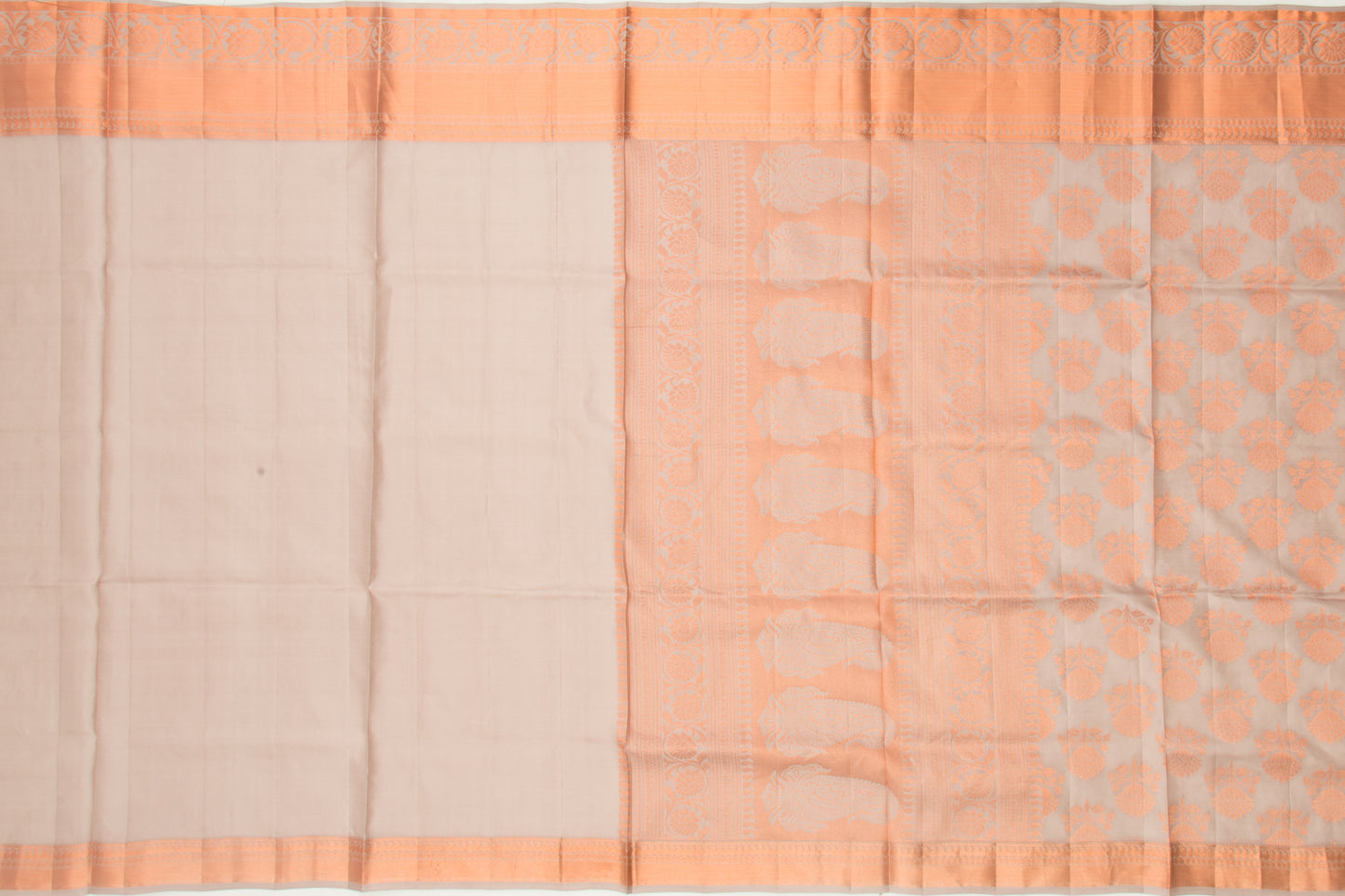 Coimbatore Soft Silk Butta Grey Saree