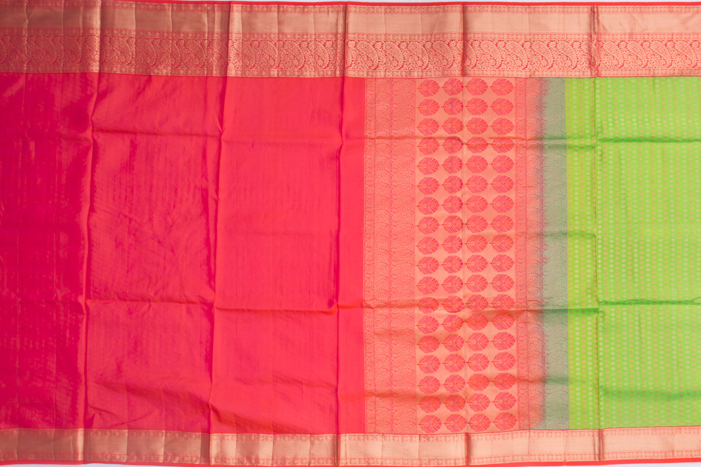 Coimbatore Soft Silk Butta Green Saree