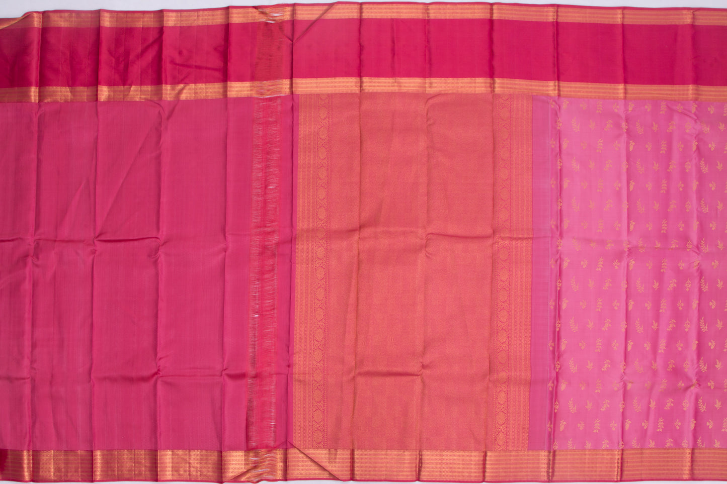 Kanchipuram Silk Butta Pastel Pink Saree
