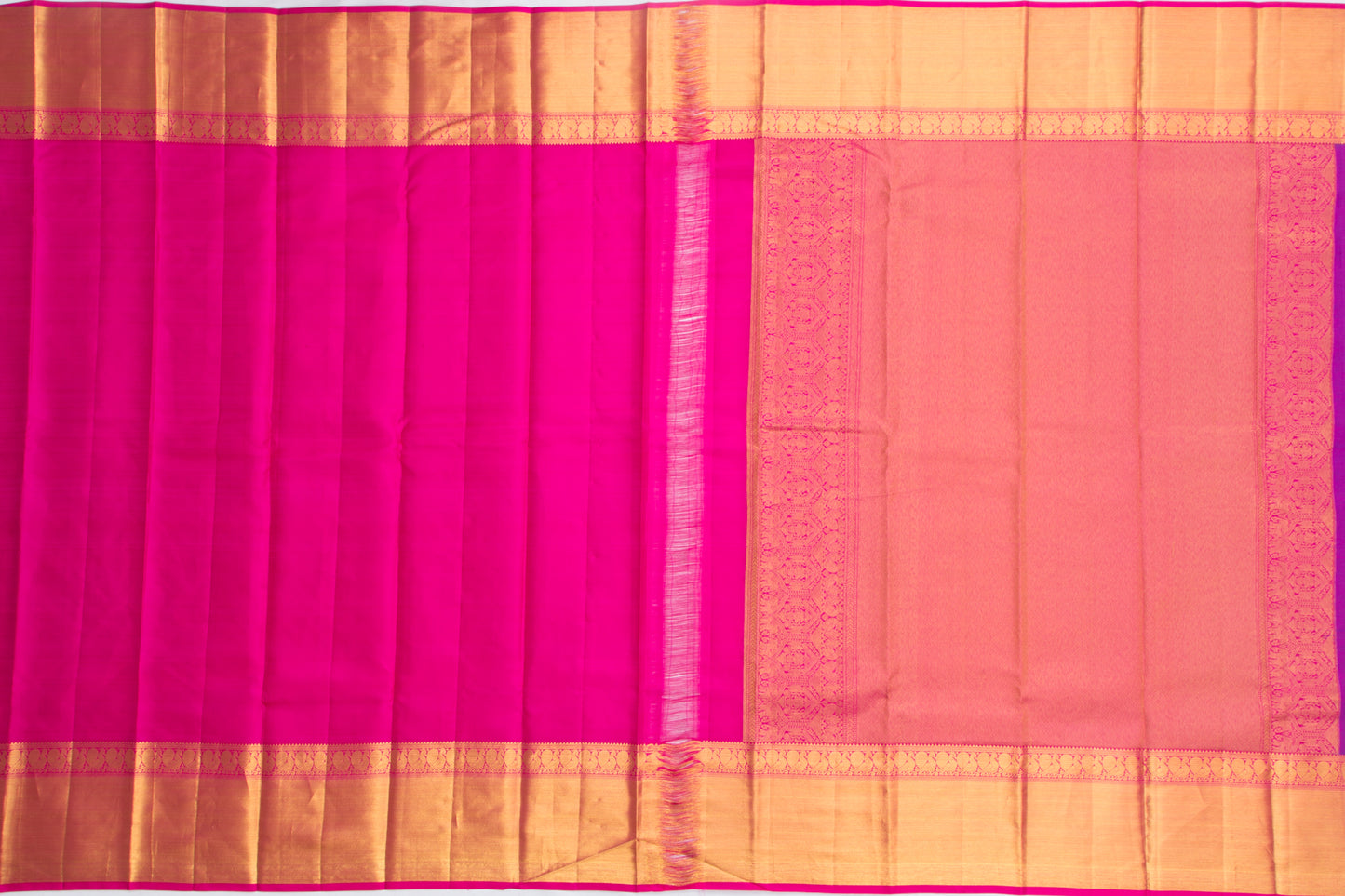 Kanchipuram Silk Brocade Violet Saree