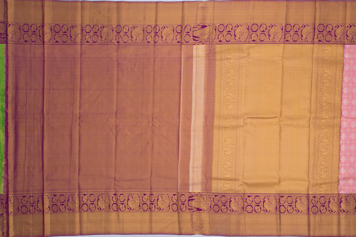 Taranga Kanchi Silk Tissue Brocade Pink Saree