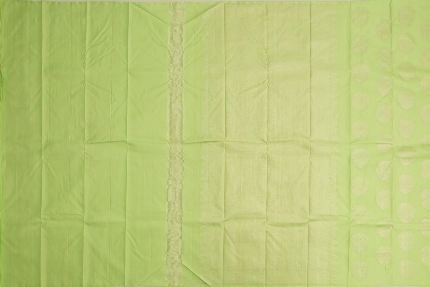 Kanchipuram Silk Brocade Pastel Green Saree