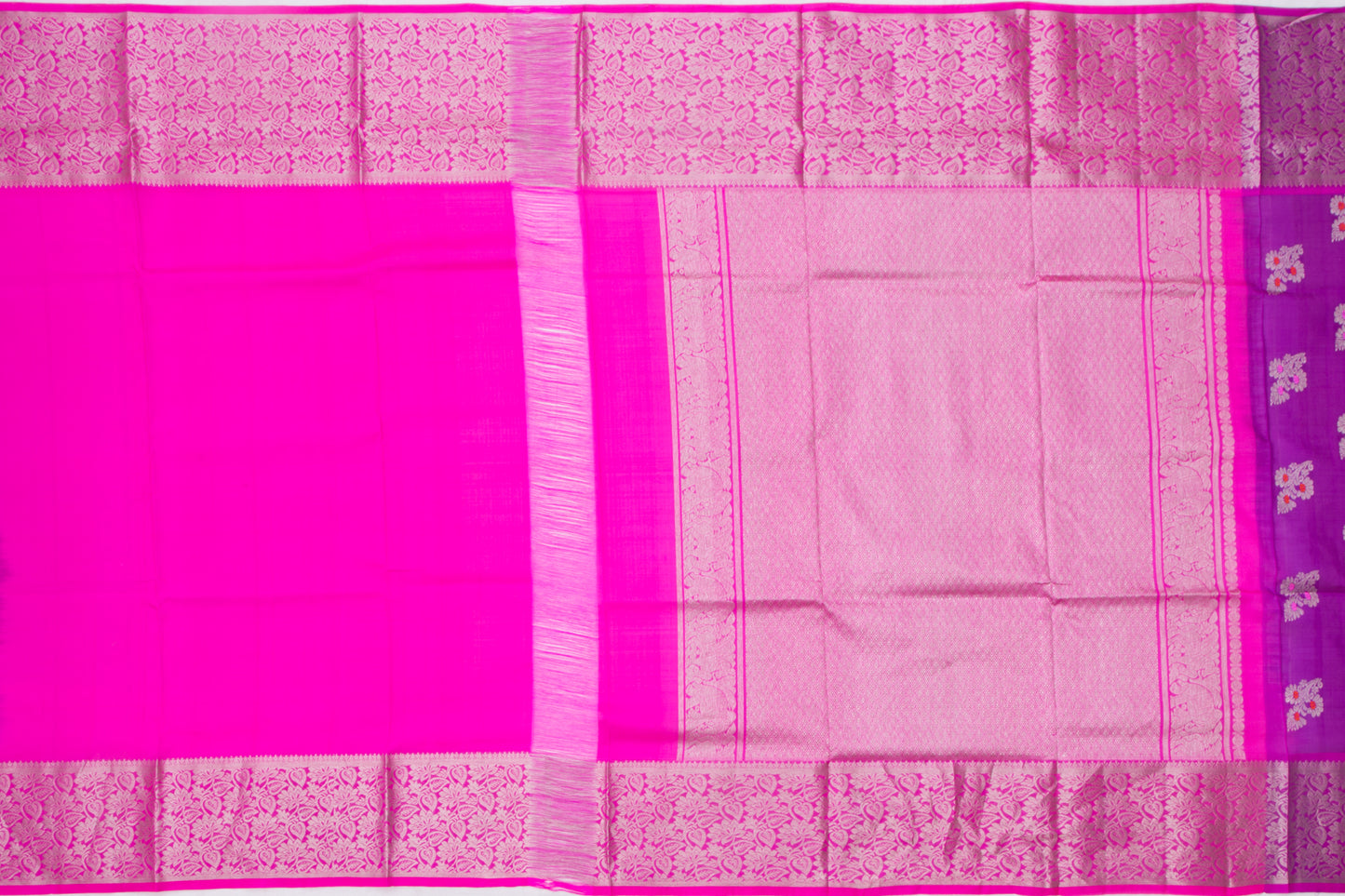 Venkatagiri Silk Butta Purple Saree