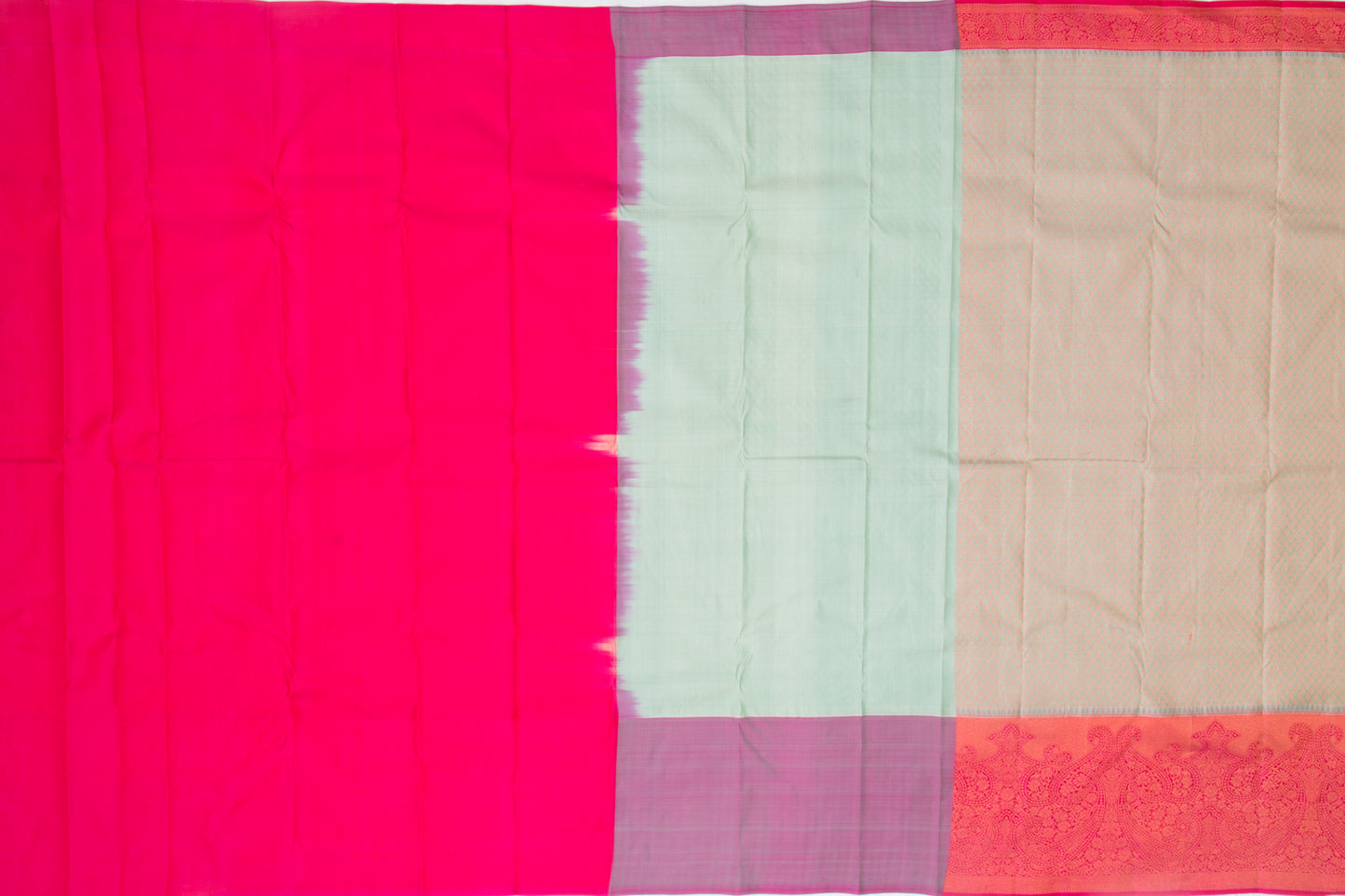 Taranga Kanchi Silk Brocade Blue Saree