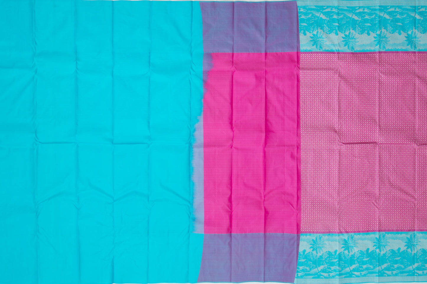 Taranga Kanchi Silk Brocade Pink Saree