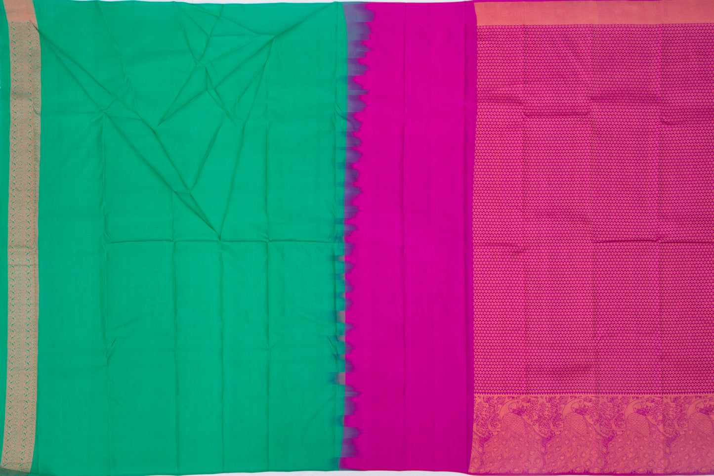 Taranga Kanchi Silk Brocade Pink Saree