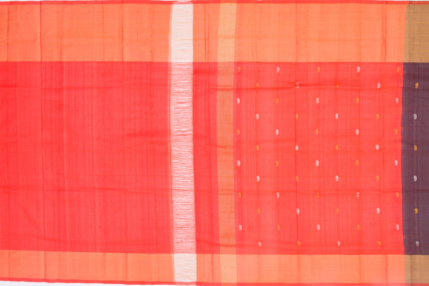 Coimbatore Soft Silk Butta Brown Saree