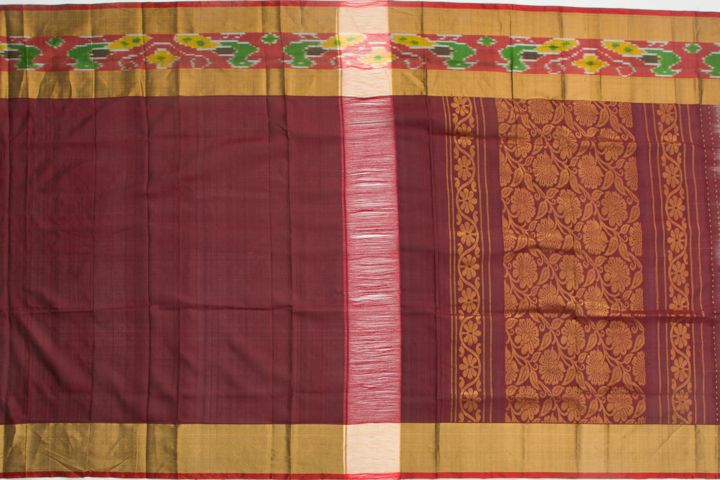 Coimbatore Soft Silk Brocade Grey Saree