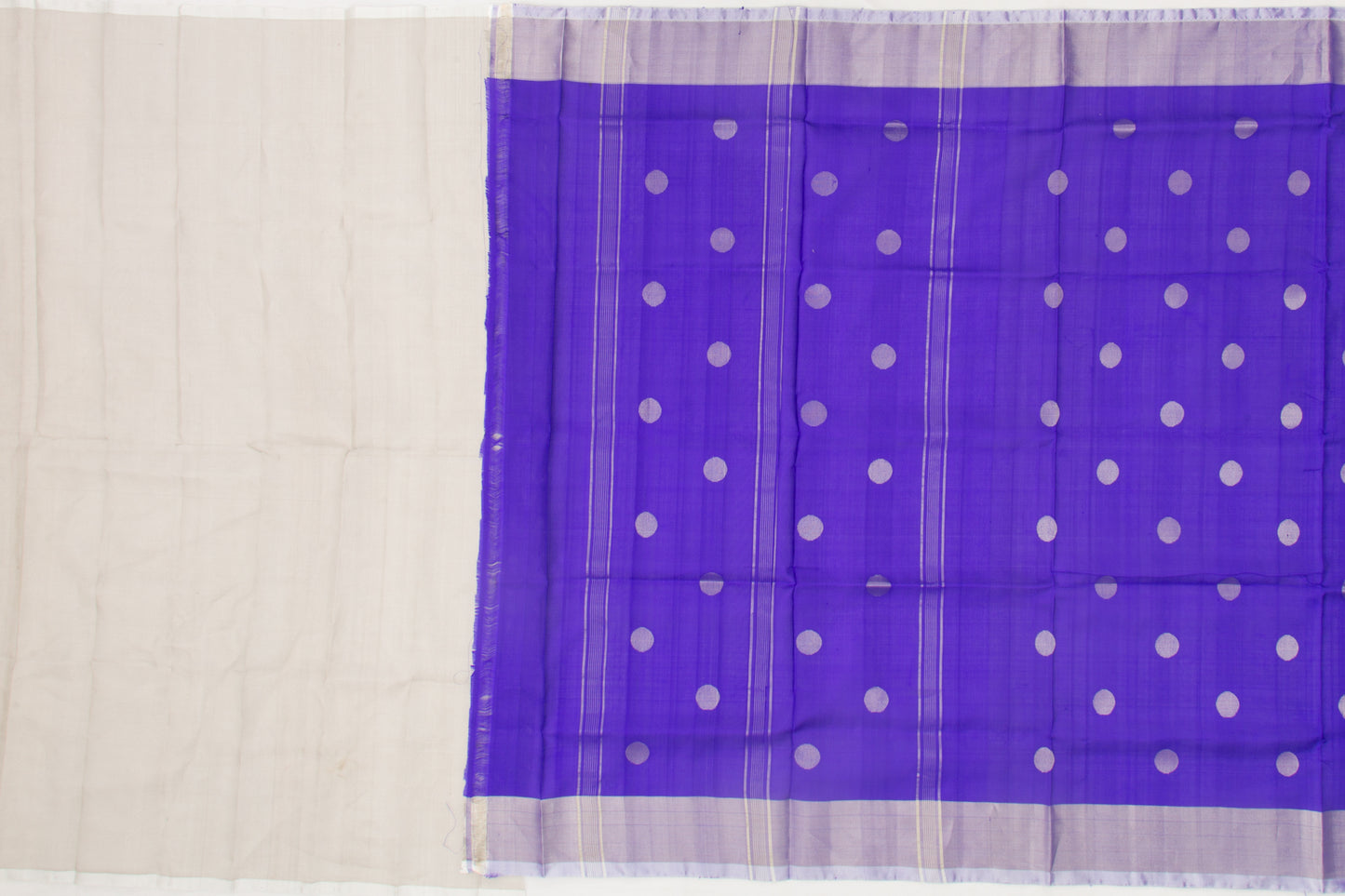 Coimbatore Soft Silk Butta Dark Blue Saree