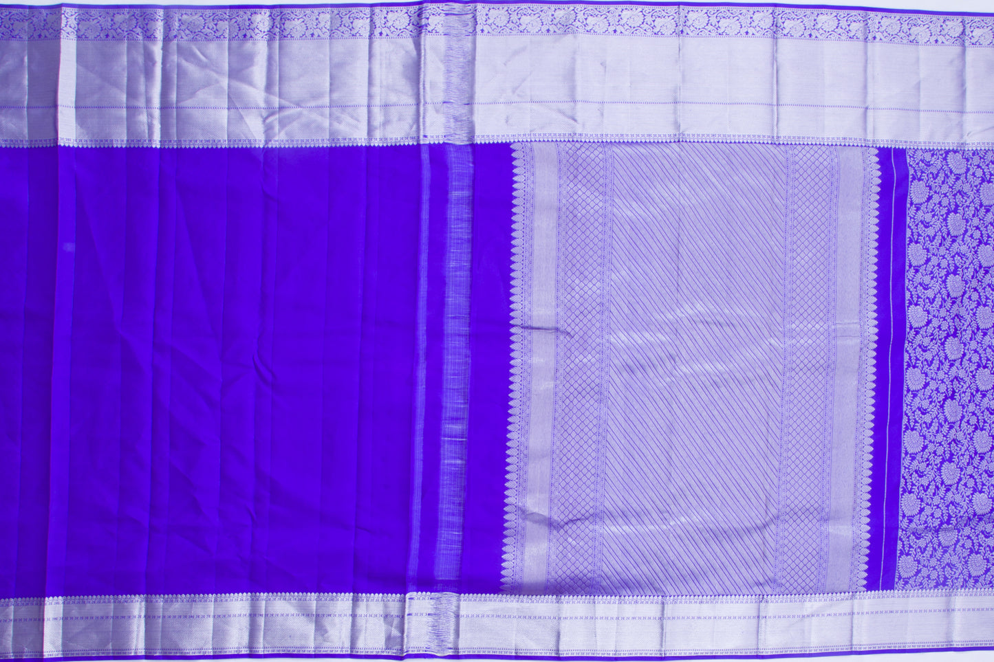 Taranga Kanchi Silk Brocade Violet Saree