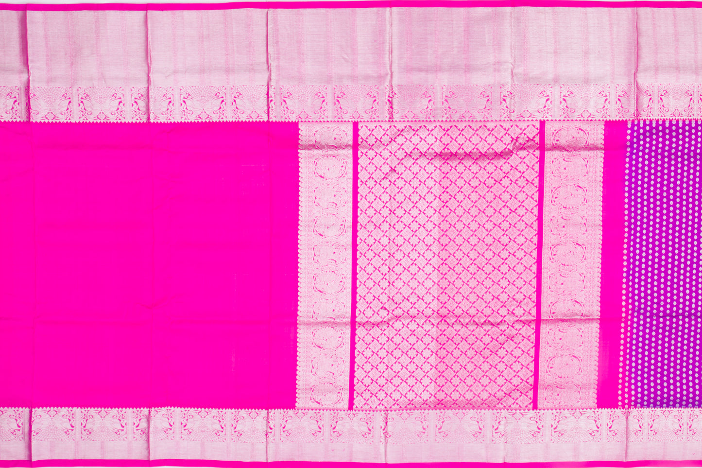 Venkatagiri Silk Brocade Purple Saree