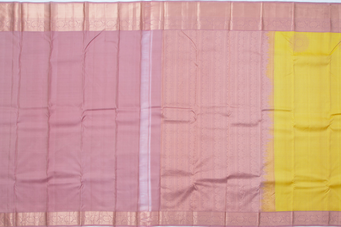 Soft Silk Jacquard Yellow Saree