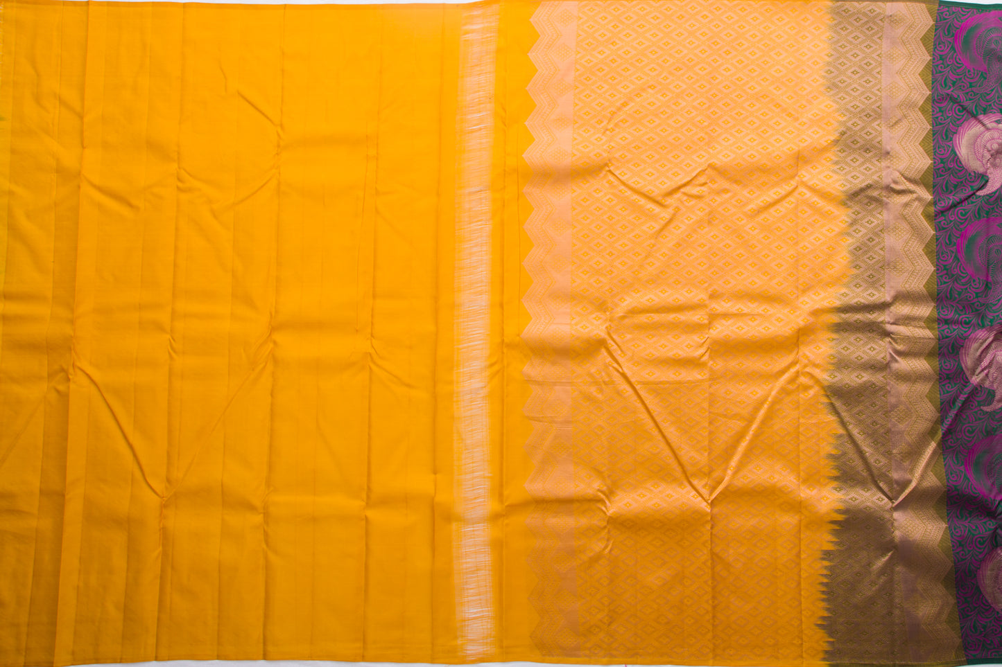 Soft Silk Jacquard Dark Green Saree