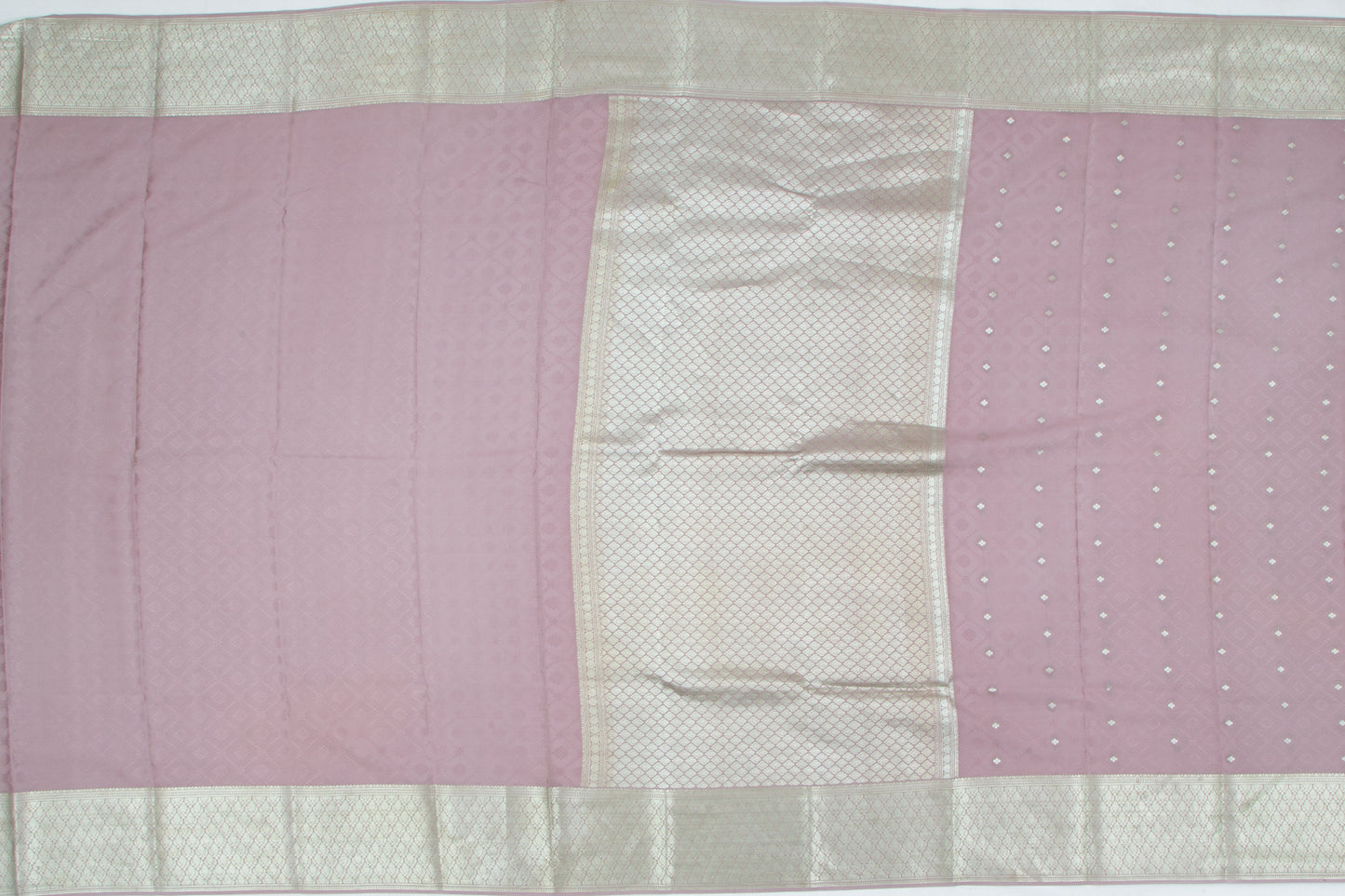 Soft Silk Butta Lilac Saree